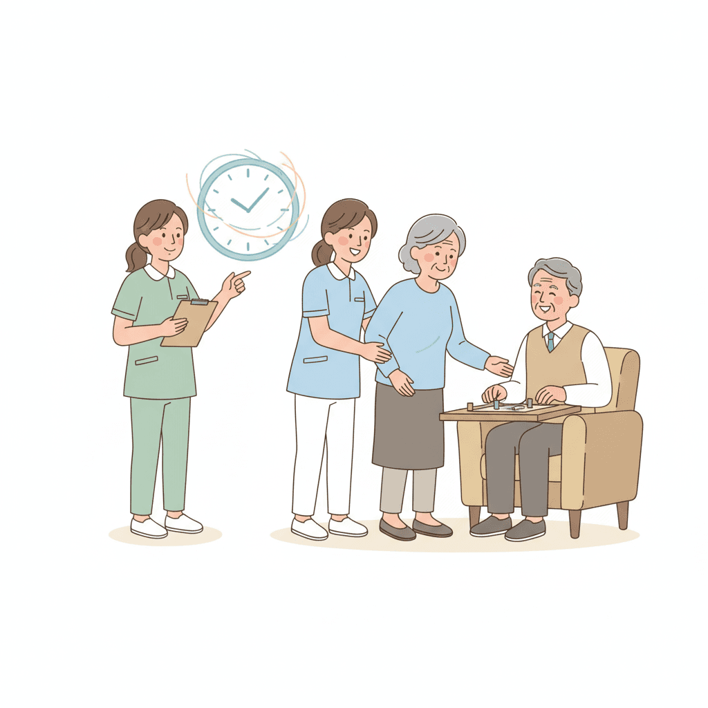 デイサービスのシフト・勤務時間は？早番・遅番・送迎の働き方解説