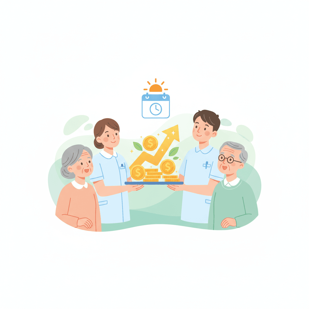 2026年6月 介護報酬臨時改定まとめ|介護職の給料はいくら上がる?