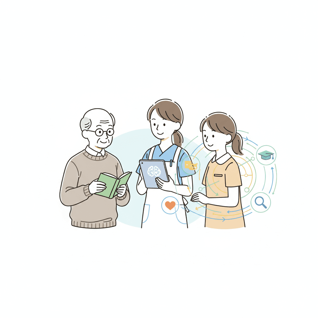 介護の継続教育とは|資格取得後も学び続ける仕組みとキャリア形成の進め方