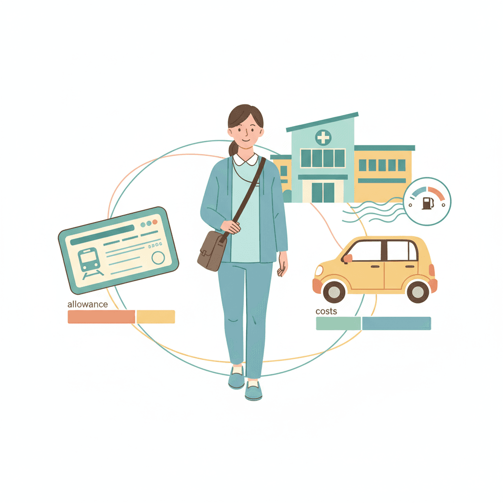 介護職の通勤手当・交通費完全ガイド|支給額の相場・非課税限度・車通勤の扱い【2026年版】