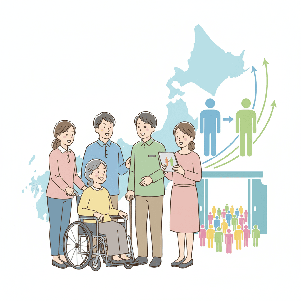 北海道の介護人材は2万人不足|未経験でも採用されやすい売り手市場