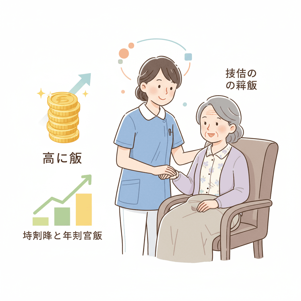 派遣介護士の時給・年収相場は?高時給を得るコツと働き方