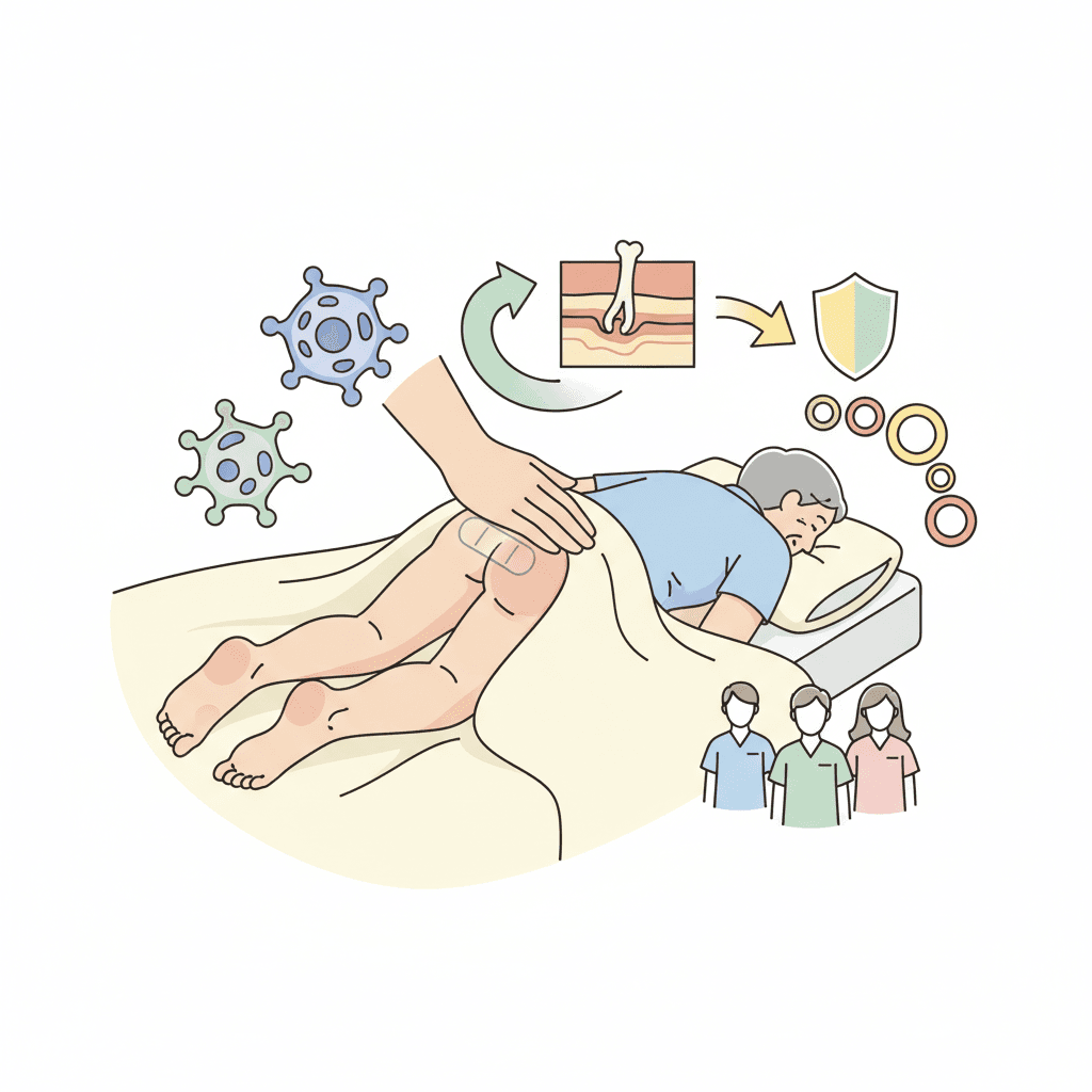 褥瘡(床ずれ)の予防とケア|発生メカニズムからDESIGN-R評価・多職種連携まで