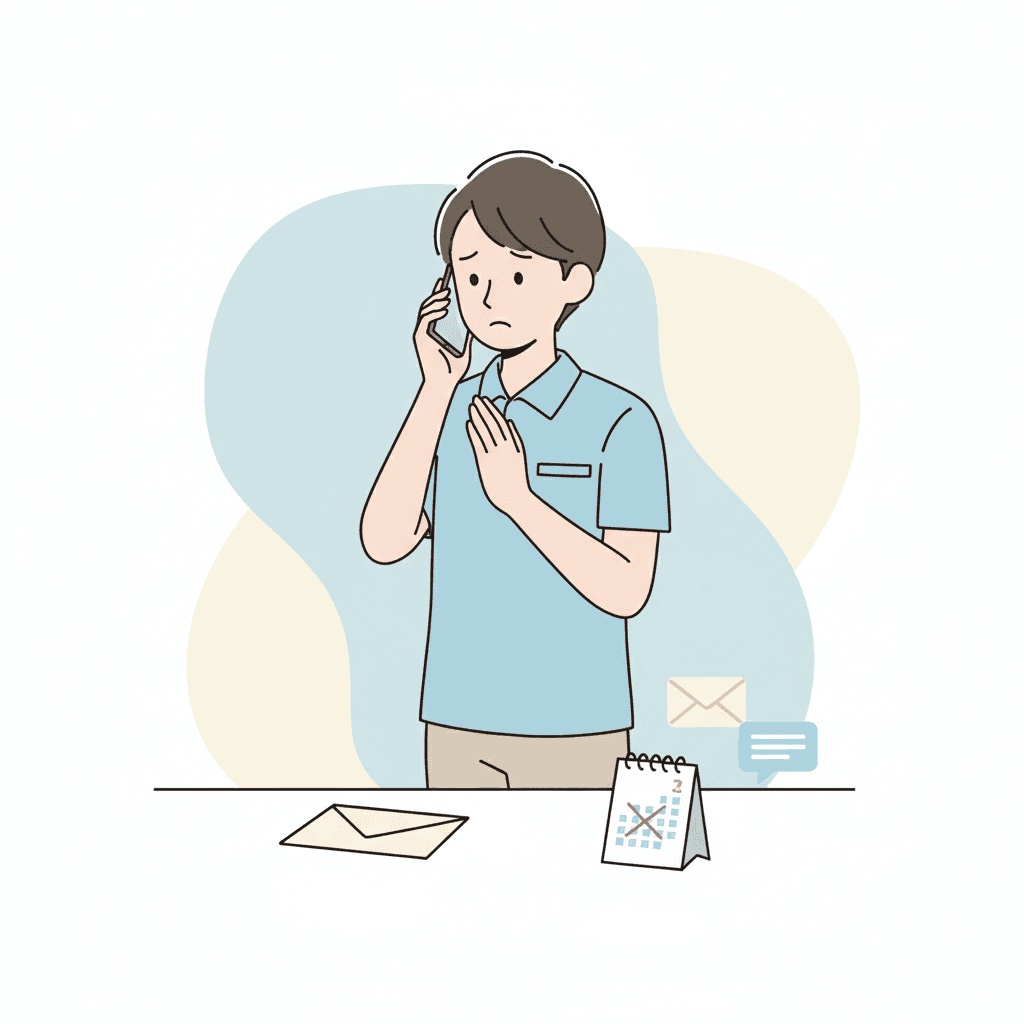 介護職の内定辞退・面接辞退マナー|タイミング・例文・法的リスク