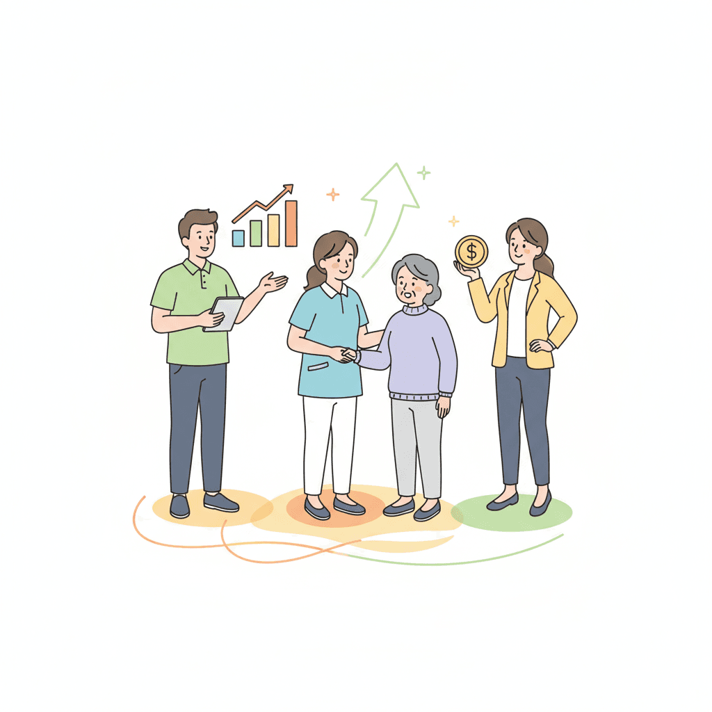 訪問介護の給料・年収|正社員・パート別の平均と収入アップ法【2026年版】