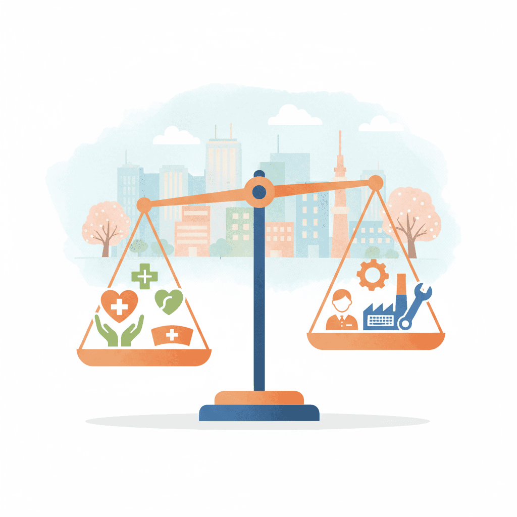 介護と全産業の賃金格差、月8.2万円|縮まらぬ差に厚労省データ・2026年6月臨時改定の効果は