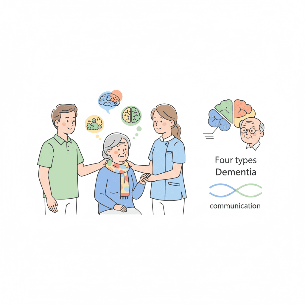 介護職が知っておくべき認知症ケアの基礎知識|4つの種類・症状別対応・コミュニケーション術