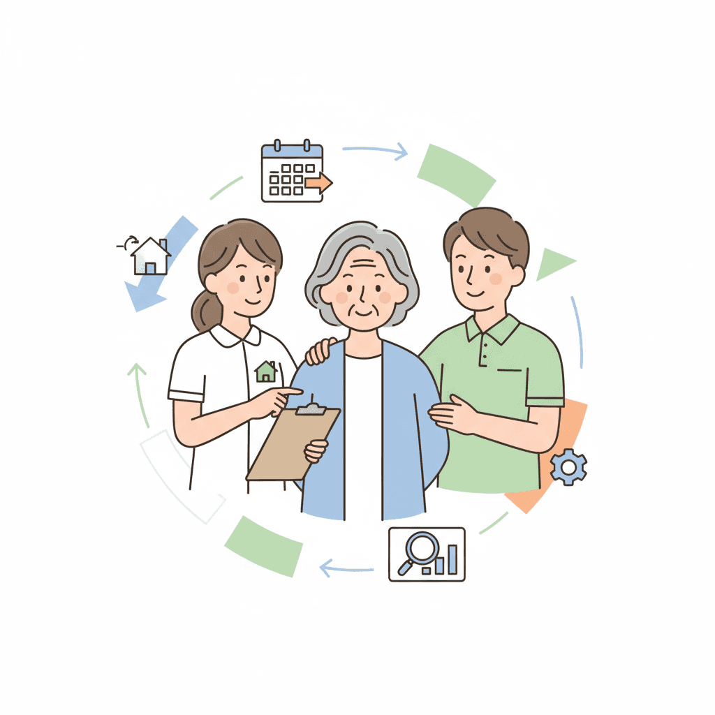 居宅ケアマネと訪問介護の連携|サ担会議・モニタリング・サ責とのやり取り実務