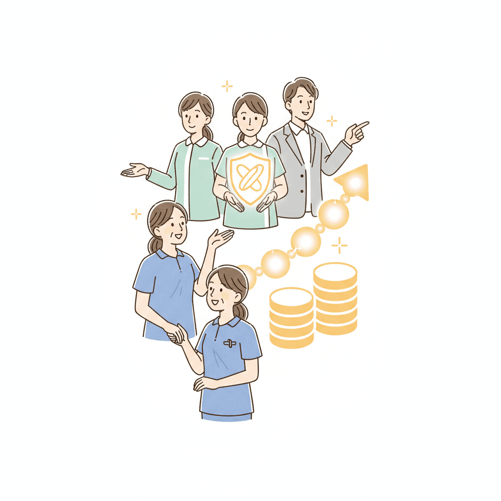 介護福祉士からリーダー・主任になる|役割・手当相場・昇進ルートを2026年版で整理