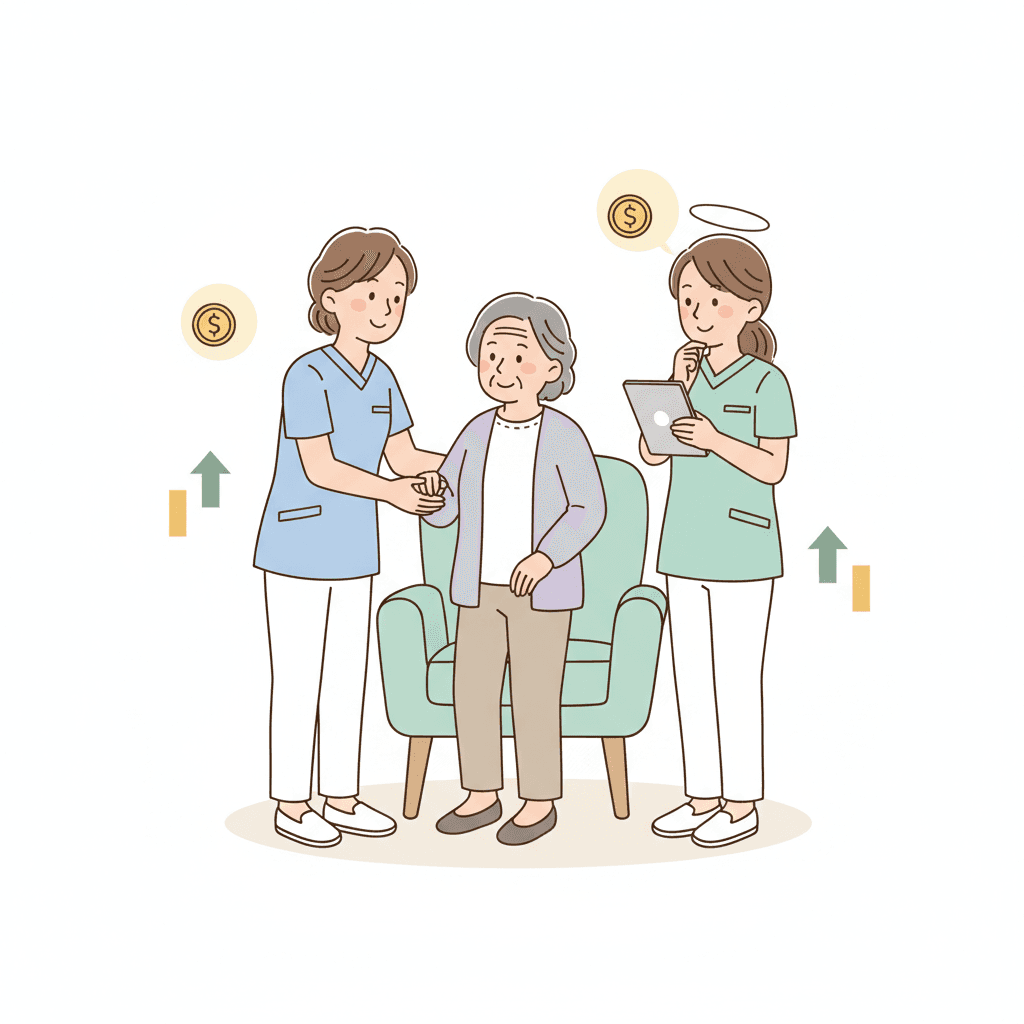 介護パートの時給・給料相場|扶養内で働く場合の年収目安