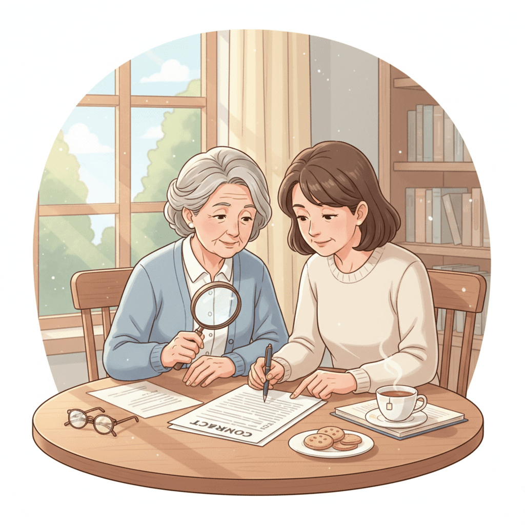 有料老人ホームの契約書で見るべき11の重要ポイント|家族が知っておきたい落とし穴と2024年法改正の影響