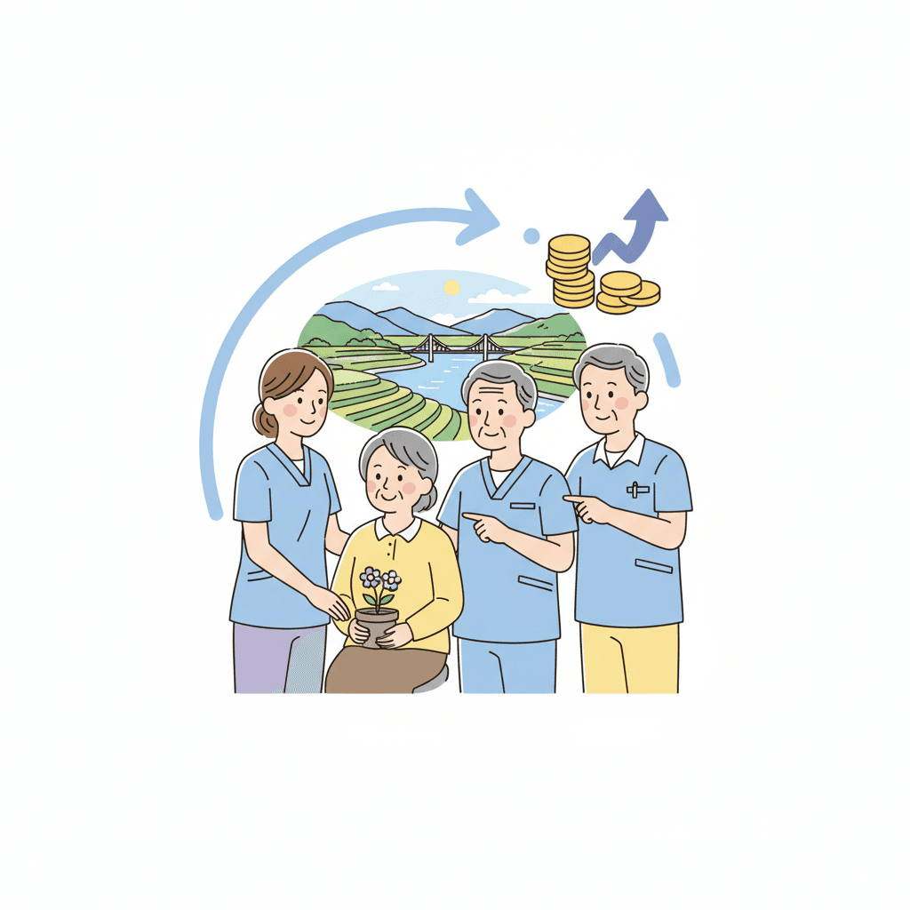 新潟県の介護職の給料・年収|エリア別相場とUIターン100万円で実質年収アップ