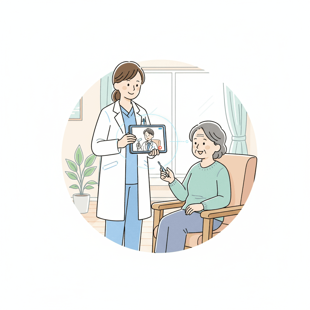 介護施設でのオンライン診療が正式解禁|2026年4月施行・医療法改正「オンライン診療受診施設」の影響【2026年4月】