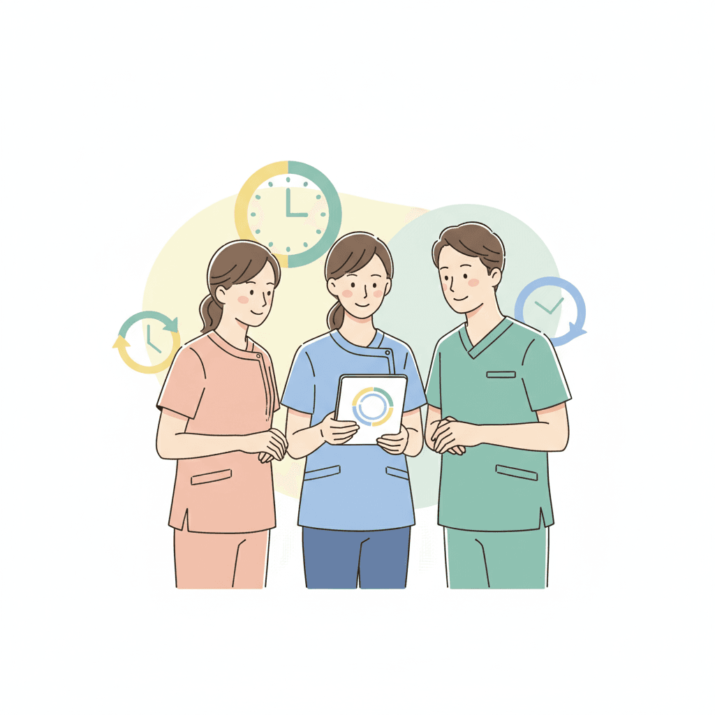 介護職のシフト・勤務形態を徹底解説|2交代・3交代・4交代の違い