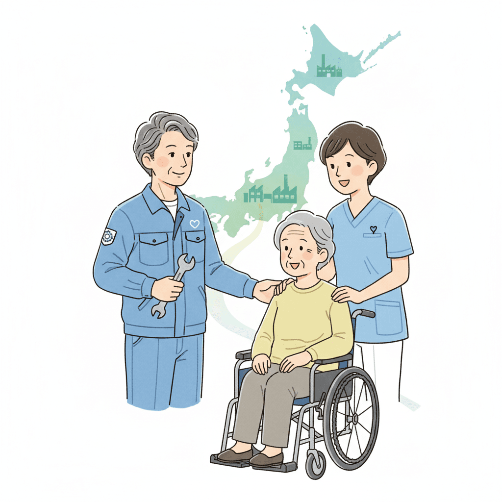 製造業から介護へ転職|愛知県で増える異業種転職者の成功パターン