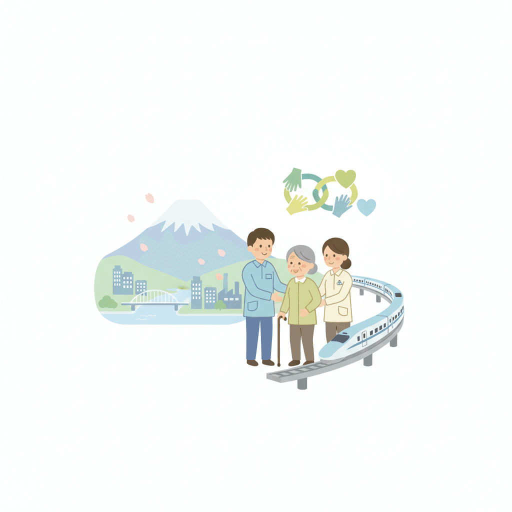 静岡県東部の介護求人|富士市・沼津市エリアの特徴と求人事情