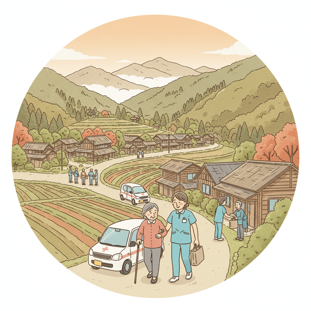 過疎地の介護維持へ新スキーム|2026年4月法案決定 「特定地域」で人員基準緩和・訪問介護に定額報酬導入