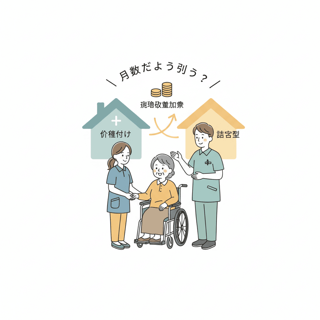 有料老人ホームの処遇改善加算|介護付きと住宅型で月額はどう違う?