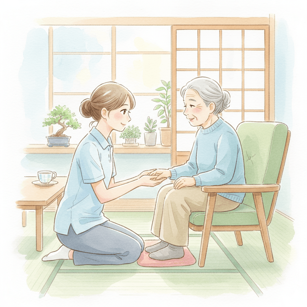 認知症の人への接し方|7つの基本原則とBPSD別対応・3大ケア技法の使い分け