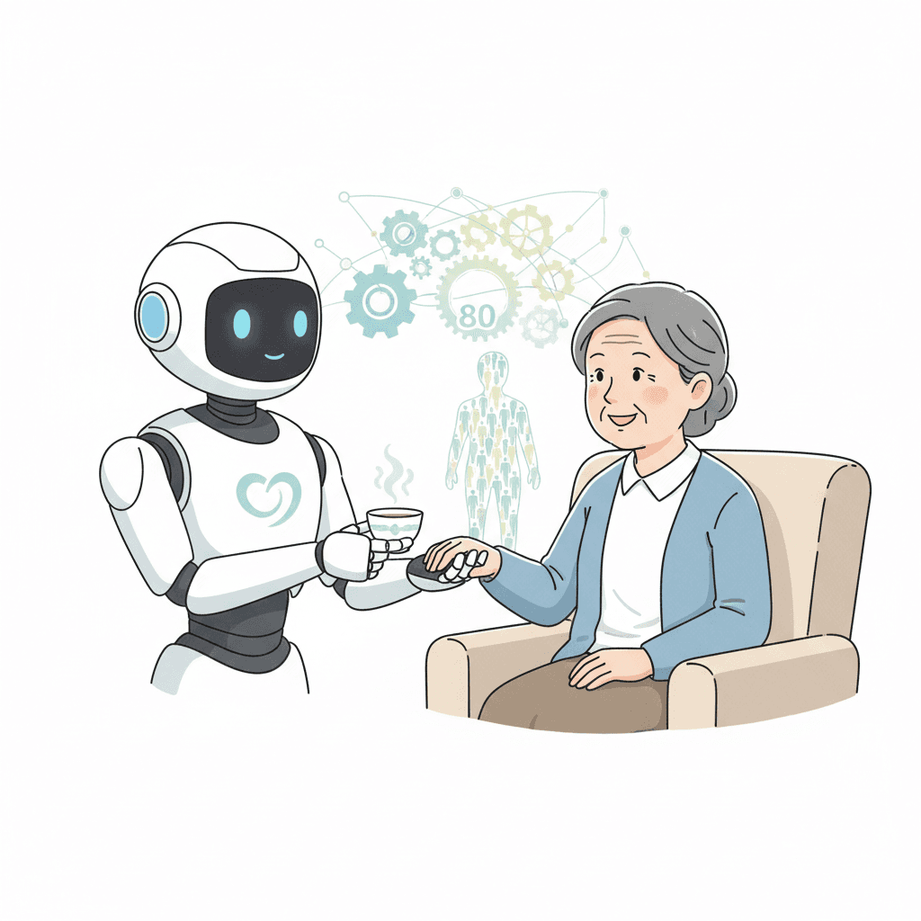 介護ヒューマノイド「Ena」80法人連携で実証開始|人型ロボットは25万人の穴を埋められるか?