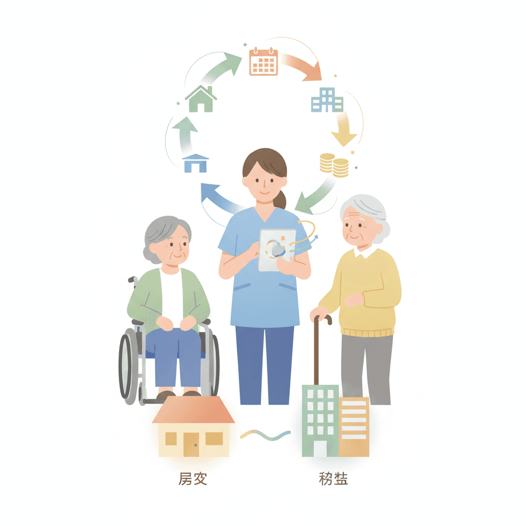 ケアマネジャー(介護支援専門員)の仕事内容|1日の流れ・年収・居宅vs施設の違い