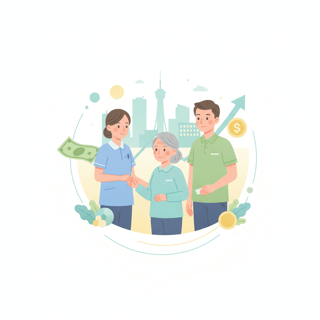 福岡県の介護職の給料・年収|九州トップの相場と実質年収