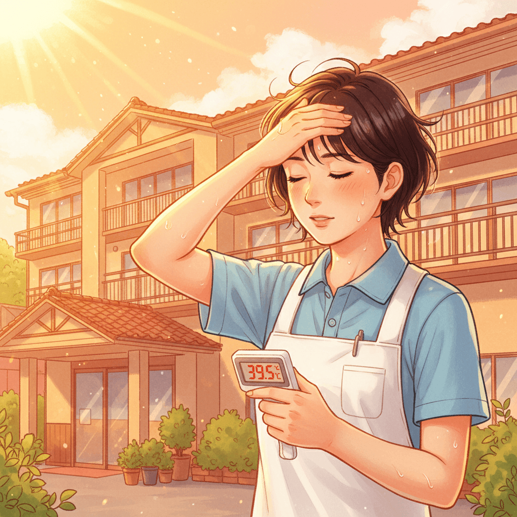 令和7年の職場熱中症死傷者が過去最多1681人――50歳代以上が半数・介護現場への影響と今すぐ取り組むべき対策