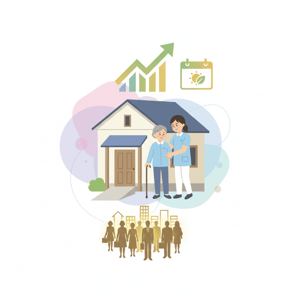 訪問介護で過去最高28.7%の処遇改善加算|2026年6月施行・転職市場への影響を解説