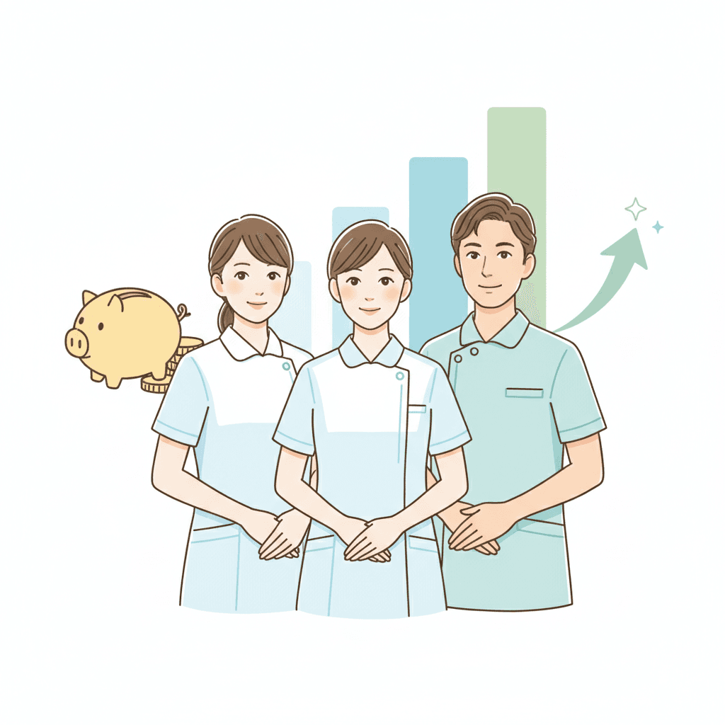 介護正社員の給料・年収はいくら?手取り・ボーナス・昇給の実態