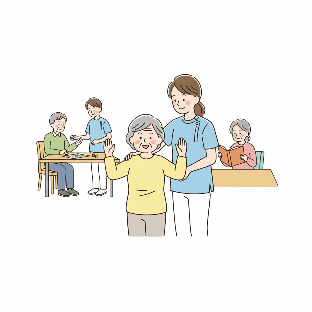 デイサービスの仕事内容を徹底解説|1日の流れ・給料・向いている人