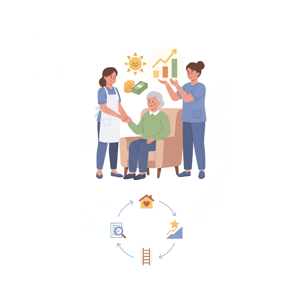 有料老人ホームの給料・年収は?相場や収入アップの方法を解説