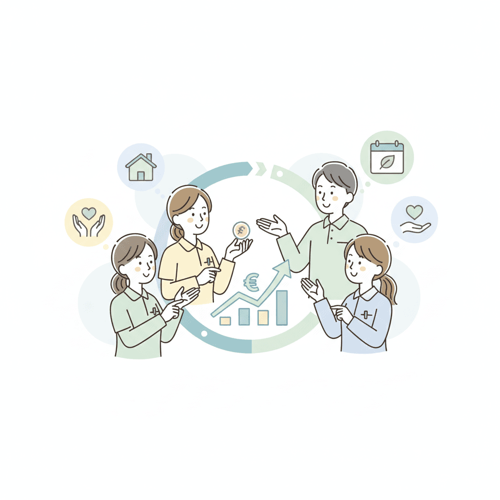 ケアマネの処遇改善がついに実現!2026年からいくら上がる?加算率2.1%を解説