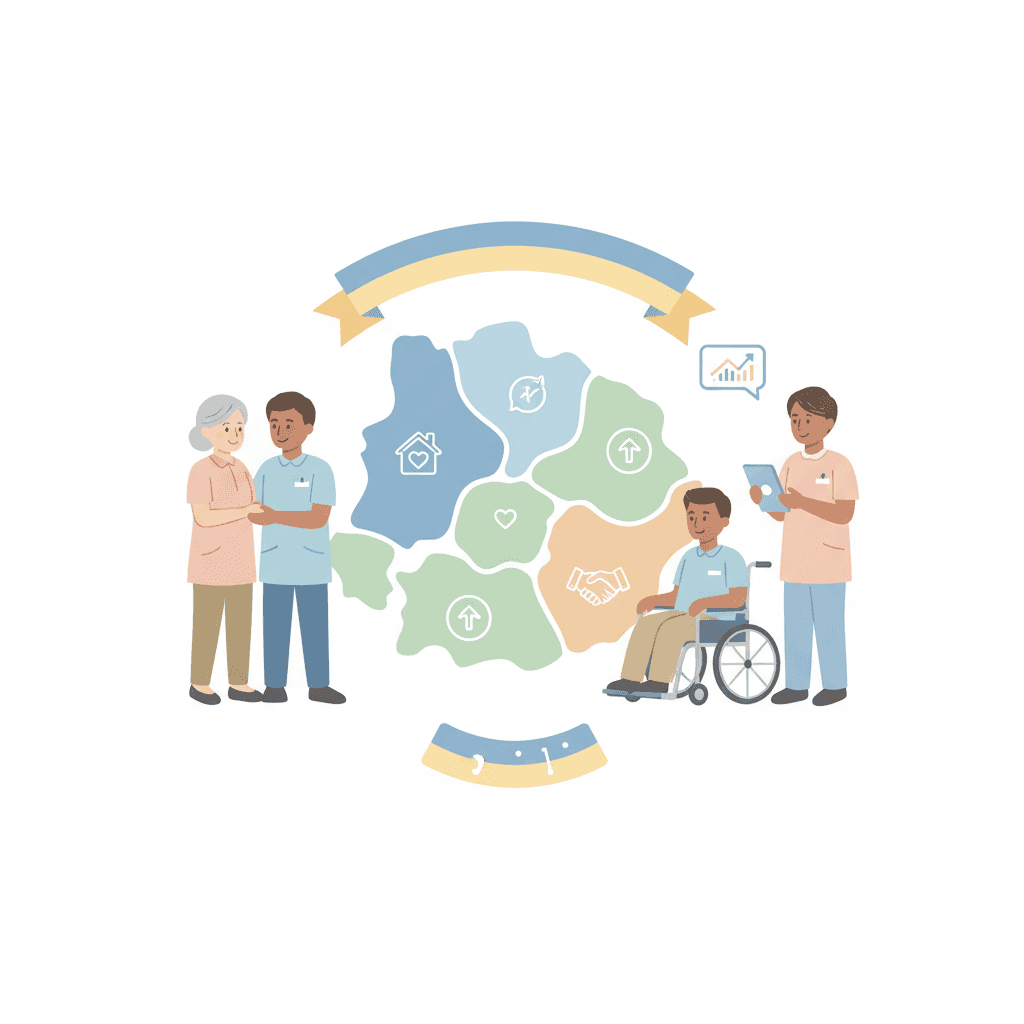 千葉市の介護求人エリアガイド|6区別の給料・施設・求人動向を徹底比較【2026年版】