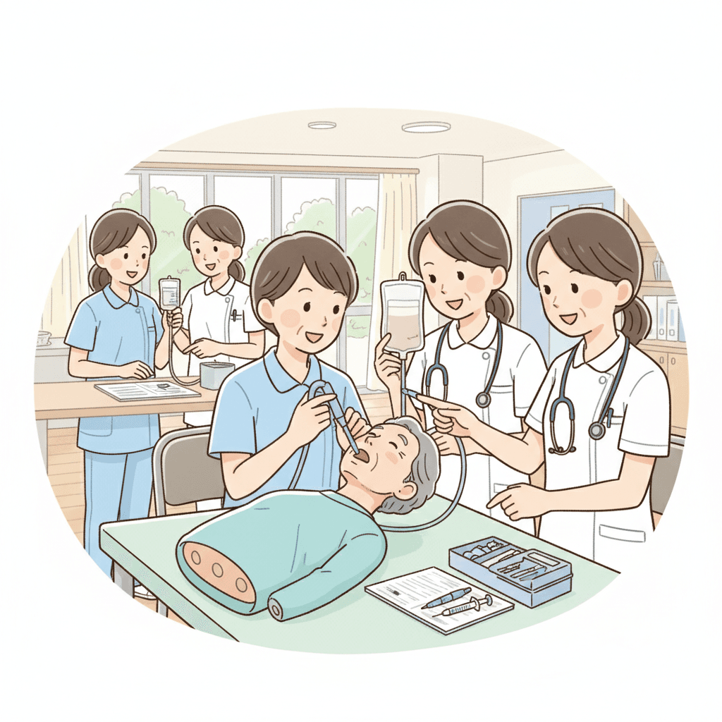 喀痰吸引等研修を読む|第1号・第2号・第3号研修の違いと取得方法