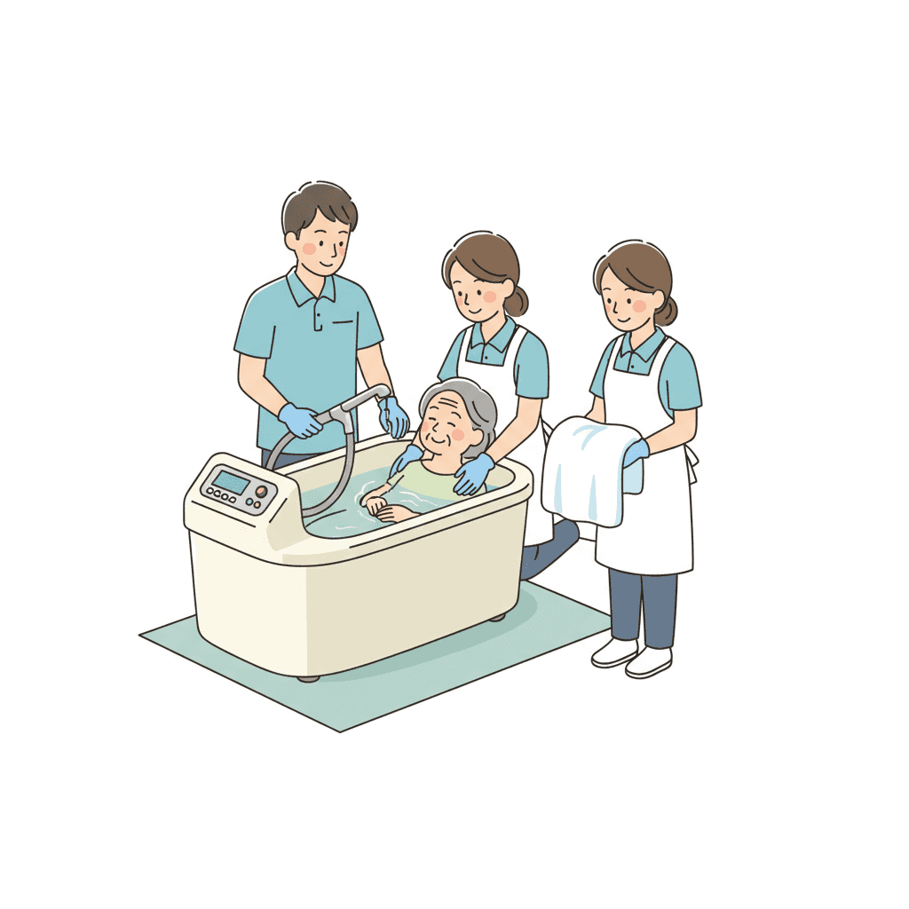 訪問入浴介護の仕事内容完全ガイド|1日の流れ・給料・きつさの実態【2026年版】