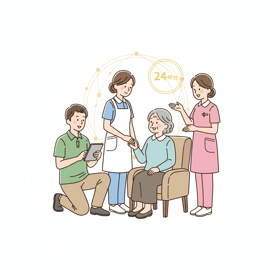 定期巡回・随時対応型訪問介護看護の仕事内容完全ガイド|24時間対応の働き方・給料・将来性【2026年版】