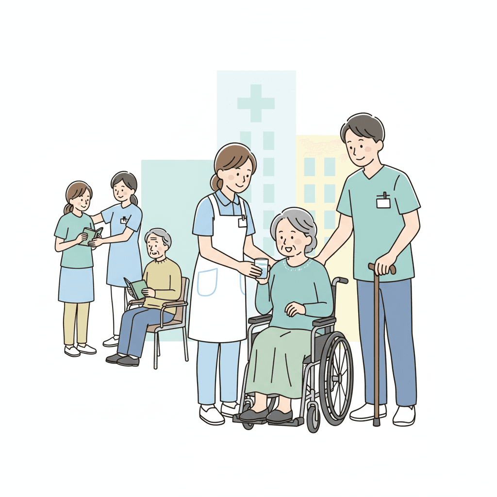老健(介護老人保健施設)の仕事内容を徹底解説|リハビリ連携から給料まで