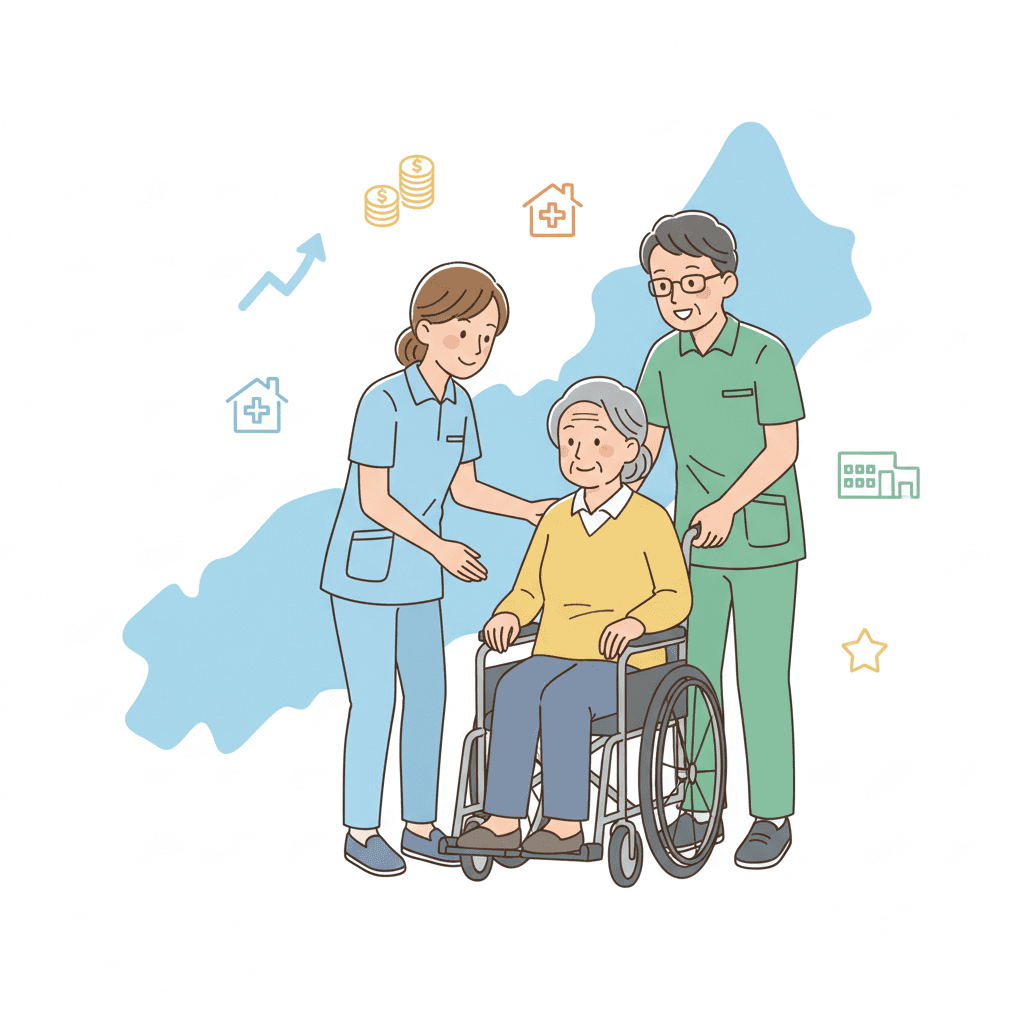 群馬県の介護職の給料完全ガイド|職種別・施設別・資格別の相場と収入アップ法