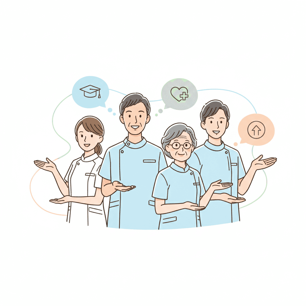 介護職の自己PR例文集|未経験・経験者・年齢別の書き方とNG例【2026年版】