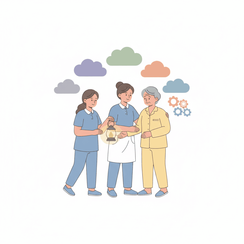 介護職の夜勤の実態|きつい理由と乗り越えるコツ