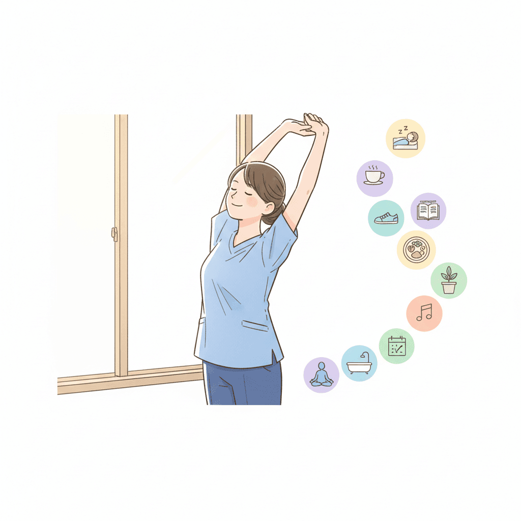 介護職の夜勤明けの過ごし方|疲れを残さない10のコツ