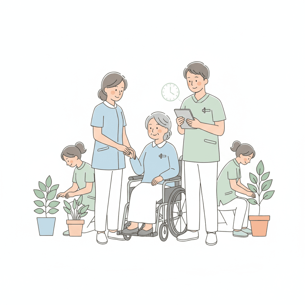 老健の残業・休日の実態【2025年】在宅復帰支援施設の働き方とは