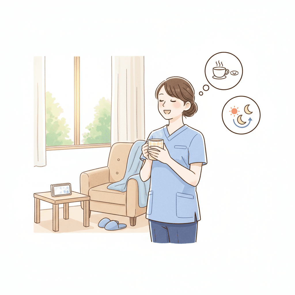 グループホームの夜勤明けの過ごし方|1ユニット1人夜勤の疲労回復と生活リズム維持法【2026年版】