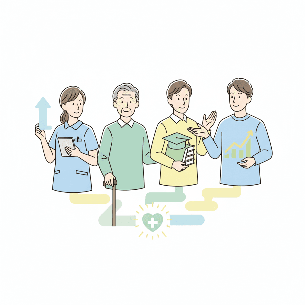 40代未経験から介護職への転職完全ガイド|資格取得・成功事例・年収アップ戦略【2026年版】