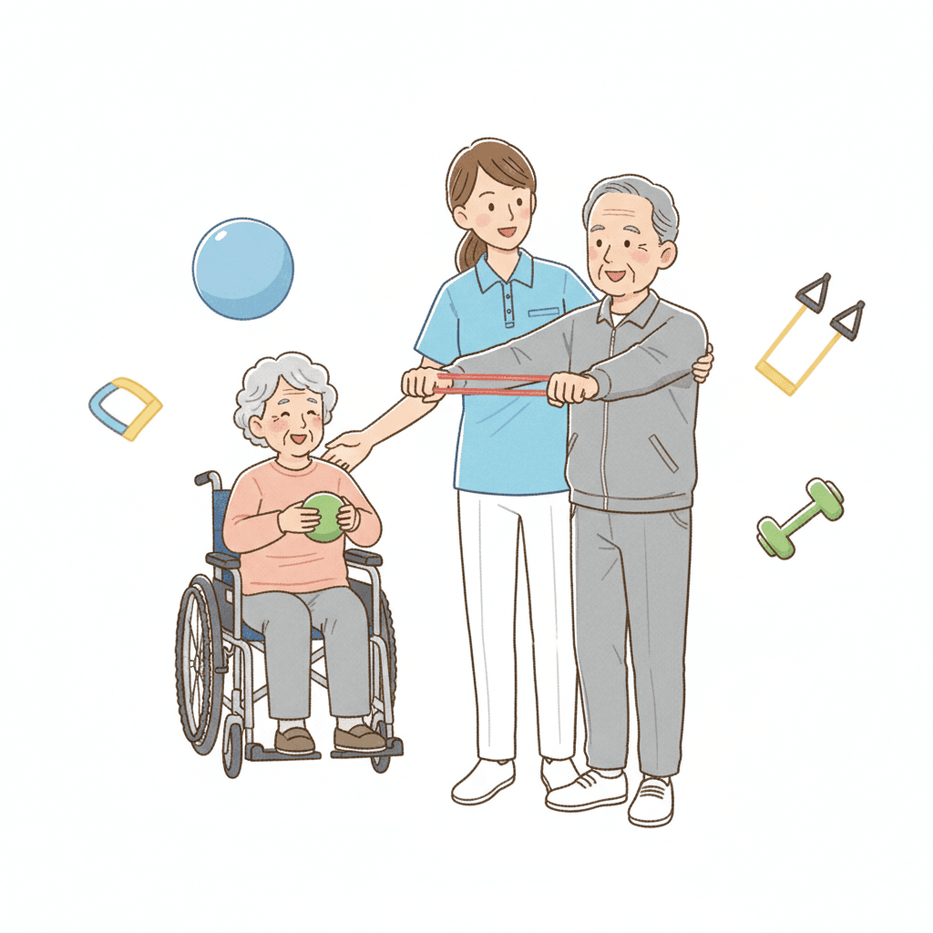 機能訓練指導員の仕事内容完全ガイド|資格要件・給料・配置施設・将来性【2026年版】