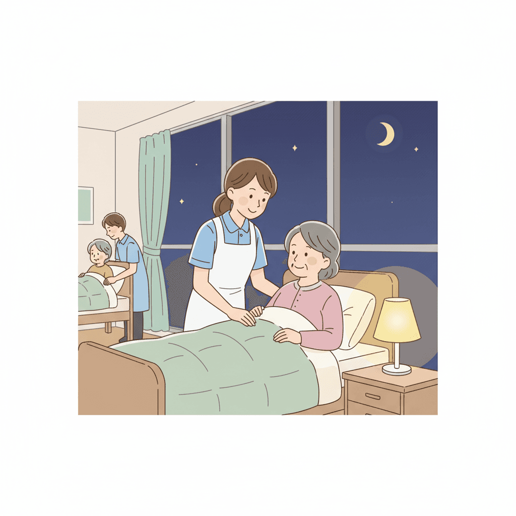 有料老人ホームの夜勤手当はいくら?大手・民間ならではの相場を解説