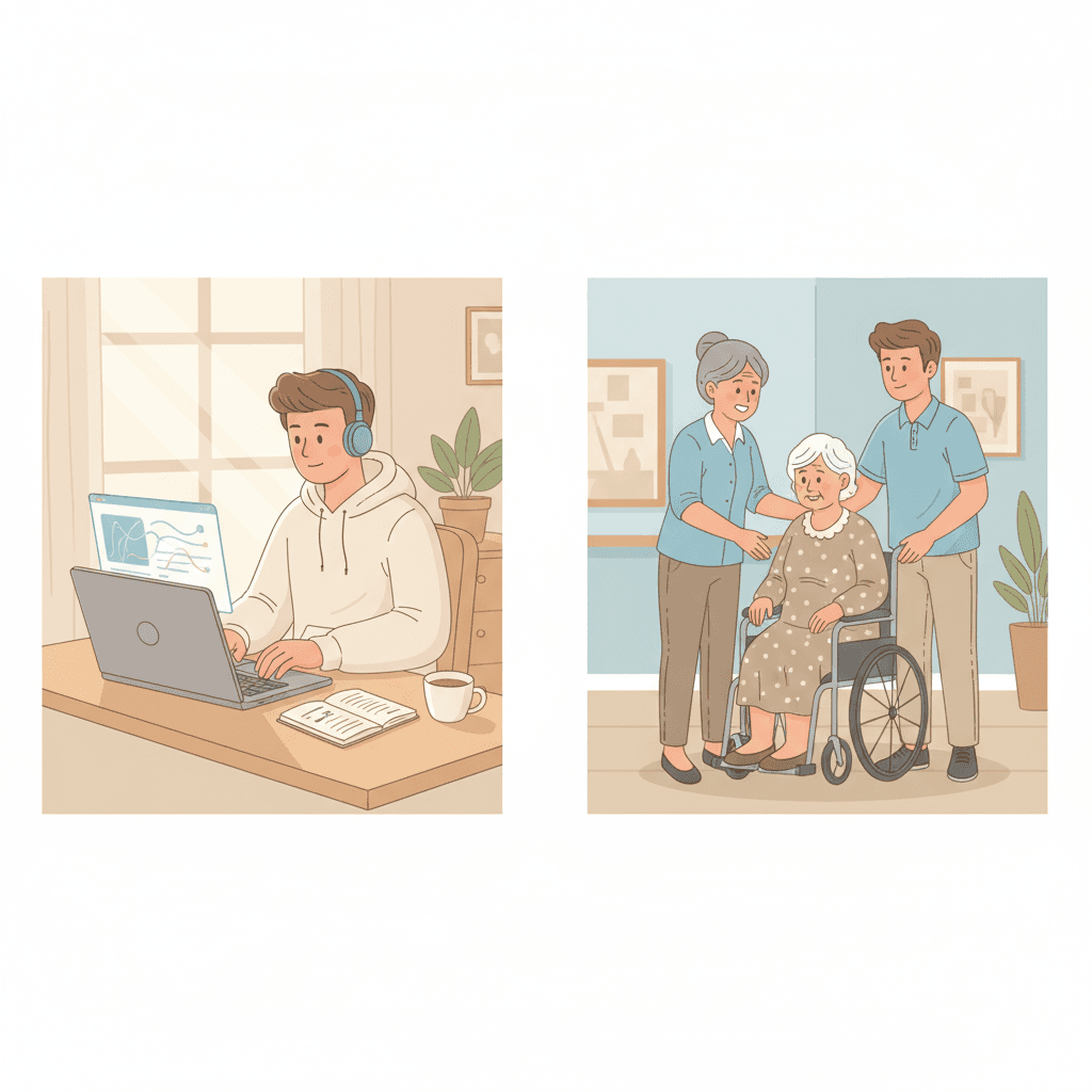 介護職員初任者研修、オンライン受講を正式解禁へ|厚労省Vol.1490、2027年4月施行・実技は対面維持