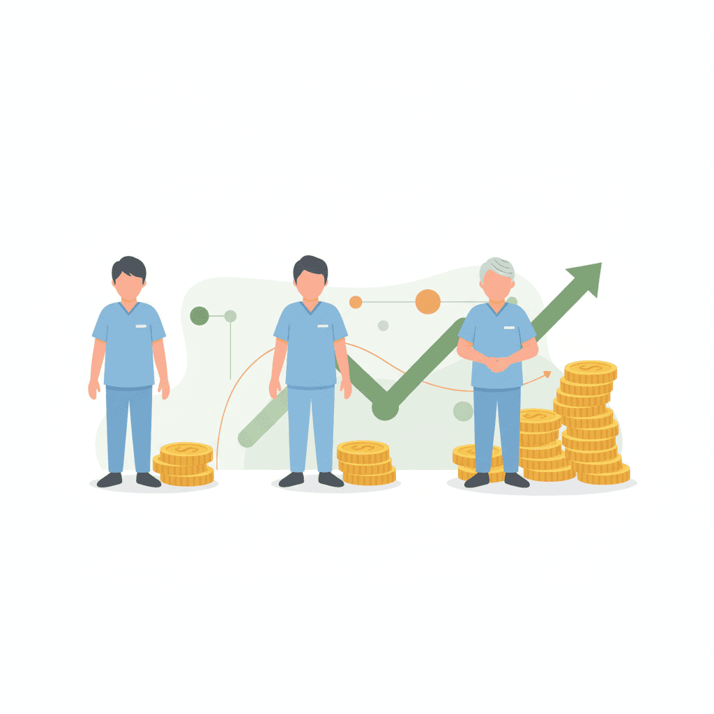 介護職の退職金はいくら?勤続年数別の相場と増やす方法【2026年版】