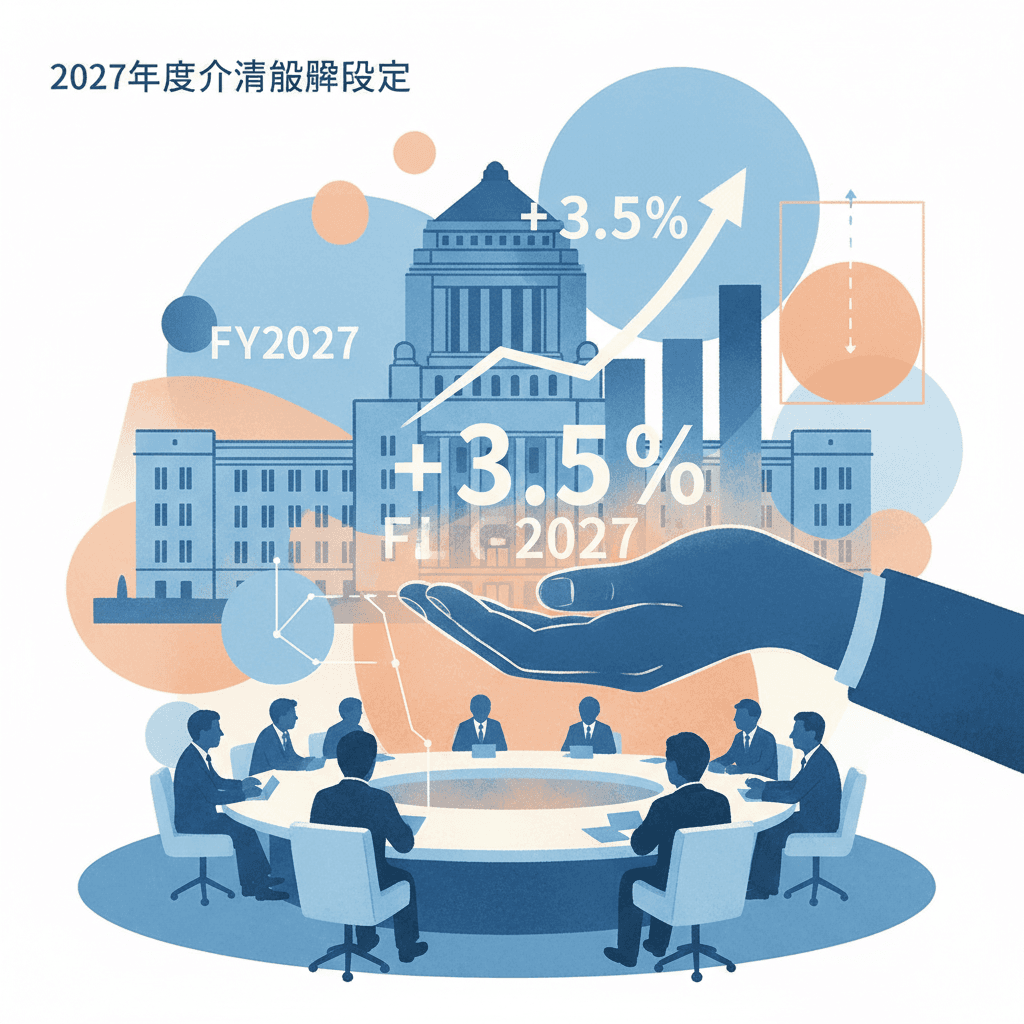 財務省「介護サービスの利益率は他産業より高い」|訪問介護9.6%・通所6.2%・特養1.4%、2027年度改定で適正化要請