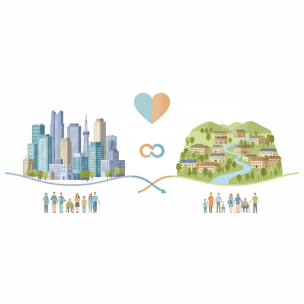 東京23区と多摩の介護求人を徹底比較|給料・通勤・働きやすさの違い